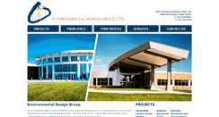 Desktop Screenshot of environmentaldesigngroup.com